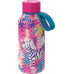 Quokka Quokka Solid Kids with strap - of steel stainlessj 330 ml with belt (Zebras)