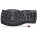 Perixx Perixx PERIBOARD-612B DE, ergonomic keyboard, dual mode, wireless/Bluetooth, Windows/Mac, black
