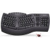 Perixx Perixx PERIBOARD-612B DE, ergonomic keyboard, dual mode, wireless/Bluetooth, Windows/Mac, black