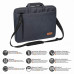 Pedea PEDEA Notebooktasche "ELEGANCE" 39,6cm (15,6"), grau + Maus