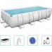 Bestway Lumarko Swimming pool Power Steel with accessories, rectangular, 549x274x122 cm