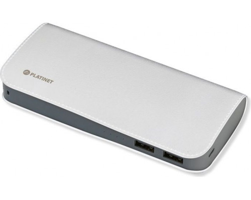 Platinet Leather 11000mAh White