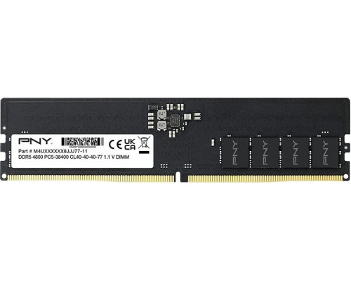 PNY Performance, DDR5, 16 GB, 4800MHz, CL40 (MD16GSD54800-TB)