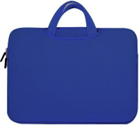 Hurtel Uniwersalne etui torba na laptopa 15,6'' tablet organizer na komputer granatowy