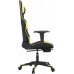 vidaXL black-złoty with footrest (3143766)