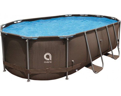 JiLong Swimming pool Garden JILONG Super Rattan 427x275x100 cm