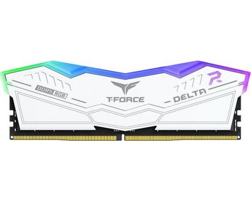 TeamGroup Team Group DDR5 32GB - 7800 - CL - 38 - Dual-Kit - DIMM - FF4D532G7800HC38DDC01, Delta RGB, XMP, white