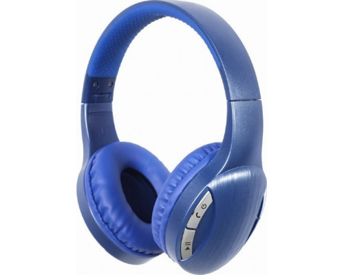 Gembird Gembird BTHS-01-B słuchawki/zestaw słuchawkowy Przewodowy i Bezprzewodowy Opaska na głowę Połączenia/muzyka Micro-USB Bluetooth Niebieski