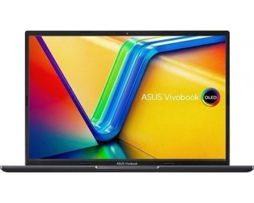 Laptop Asus Asus Vivobook 16 OLED M1405YA-KM048W Indie Czarny, 14", OLED, 2.8K, 90 Hz, 2880 x 1800 pikseli, Błyszczący, AMD Ryzen 7, 7730U,