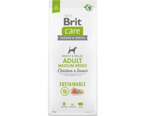 Brit Care Sustainable Adult Med Chicken Insect 12kg
