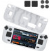 JYS Case Case Etui + Covers Gumki Na Prwith yciski For Steam Deck / White / Jys-sd011