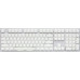 Ducky Ducky One 2 White Edition PBT Gaming Tastatur, MX-Speed-Silver, weiße LED - weiß