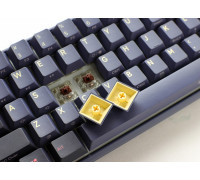 Ducky Ducky One 3 Cosmic Blue SF Gaming Tastatur, RGB LED - MX-Silent-Red (US)