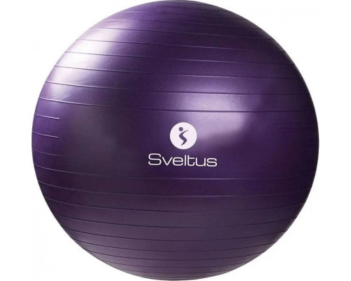 SKO Vingrošanas bumba SVELTUS Pretplīšanās 75 cm, violets + kaste