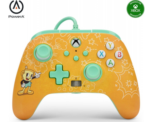 Pad PowerA PowerA Xbox Series PC Pad wire Enhanced Cuphead: Ms. Chalice