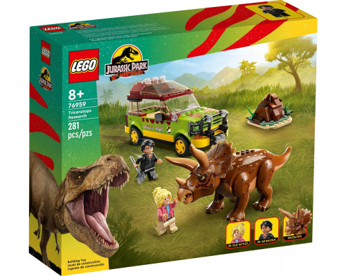 LEGO Jurassic World Badanie triceratopsa (76959)