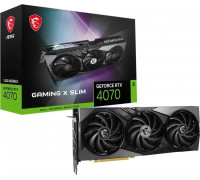 *RTX4070 MSI GeForce RTX 4070 Gaming X Slim 12GB GDDR6X