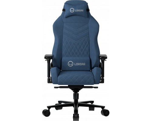 Lorgar LORGAR Ace 422, Gaming chair, Anti-stain durable fabric, 1.8 mm metal frame, multiblock mechanism, 4D armrests, 5 Star aluminium base, Class-4 gas lift, 75mm PU casters, Blue