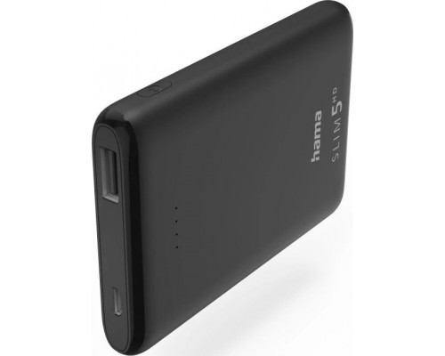 Hama Power Pack Slim 5HD 5000mAh Black