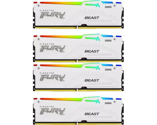 Kingston Fury Beast RGB, DDR5, 64 GB, 5200MHz, CL40 (KF552C40BWAK4-64)