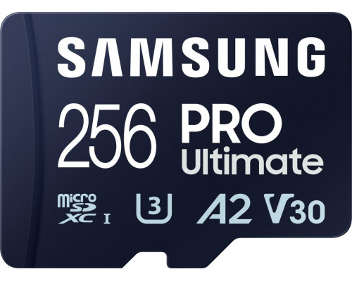 SD  Samsung Pro Ultimate MicroSDXC 256 GB Class 10 UHS-I/U3 A2 V30 (MB-MY256SA/WW)