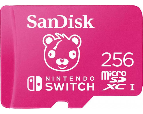 SD  SanDisk Nintendo Switch Fortnite MicroSDXC 256 GB Class 10 UHS-I/U3  (002154730000)