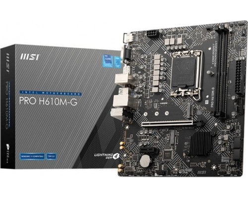 Intel H610 MSI PRO H610M-G