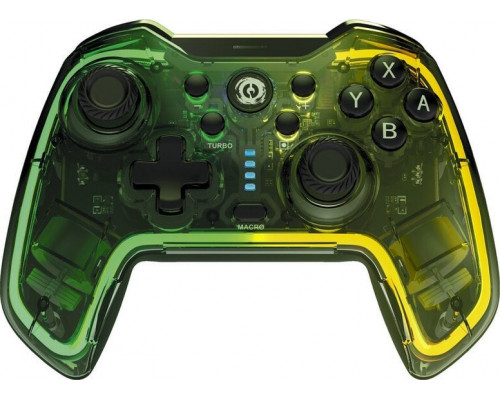 Pad Canyon CANYON GPW-02, Bluetooth Controller with built-in 800mah battery, BT 5.0, 2M Type-C charging cable , Bluetooth Gamepad for Nintendo Switch / Android / Windows ( RGB Lighting ),152*110*55mm, 232g, black