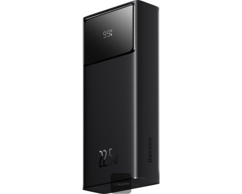 Baseus Baseus Star-Lord Digital Display Fast Charge Power Bank 30000mAh 22.5W Black（With Simple Series Charging Cable USB to Type-C 3A 0.3m Black）Overseas Edition