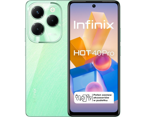 Infinix Hot 40 Pro 8/256GB Green  (INFINIXHOT40PROGREEN)