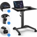 Gaming galds SENSE7 biurko mobilne Black 70 cmx52 cm czarny