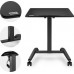 Gaming galds SENSE7 biurko mobilne Black 70 cmx52 cm czarny