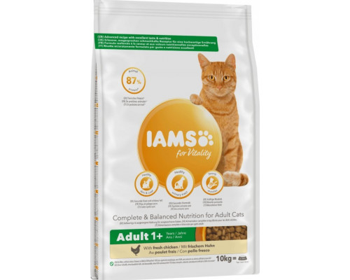 IAMS IAMS-Sucha karma for Vitality dla adults kotów,ze świeżym chickeniem 10kg