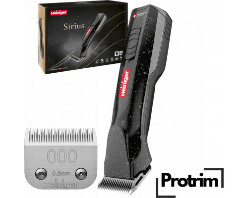 Sourcing HEINIGER 710-100.80A1 Sirius Hair clipper EU/GB, 000 blade,