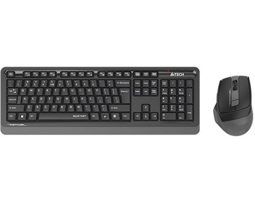 A4Tech A4tech FGS1035Q, bezprzewodowy biurowy zestaw klawiatura z myszą, szary