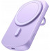 Joyroom Joyroom JR-W030 6000mAh 20W MagSafe z ringiem i podstawką violet