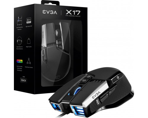 EVGA Mouse EVGA X17 Gaming Wired black