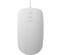 Cherry CHERRY Mouse AK-PMH3 Medical 3-Button Scroll corded sealed white IP68 kabelgebunden, 3-Button-Scroll-Steuerung, IP68