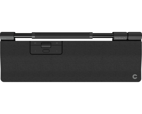 Contour Design RollerMouse Pro, wired with Extended wristrest and vegan leather, Ambidextrous, Rollerbar, USB Type-A, 2800 DPI, Black