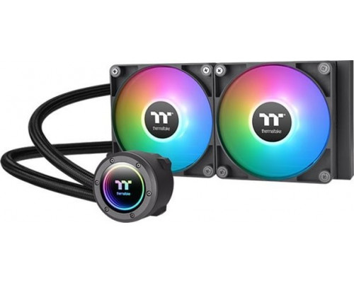 Thermaltake Thermaltake TT TH240 ARGB Procesor Chłodnica cieczy all-in-one 12 cm Czarny 1 szt.