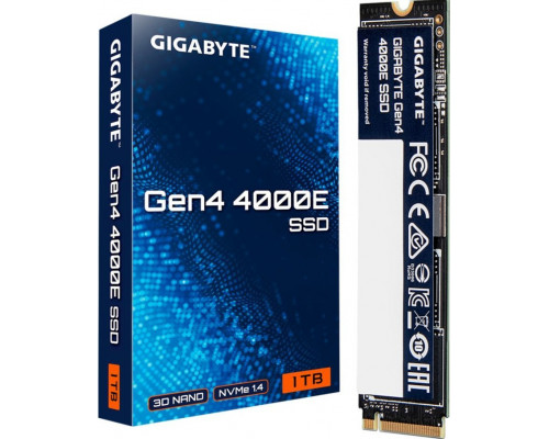 SSD 1TB SSD Gigabyte 4000E 1TB M.2 2280 PCI-E x4 Gen4 NVMe (G440E1TB)