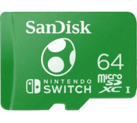 SD  SanDisk Nintendo Switch MicroSDXC 64 GB UHS-I/U3 (SDSQXAO-064G-GN6ZN)