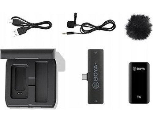 Boya Boya BY-XM6-K5 - 2.4GHz Dual-channel Wireless Microphone Type-C devices 1+1 w/ charging box