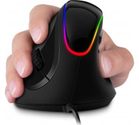 Connect IT CONNECT IT GAME FOR HEALTH ergonomická vertikální myš, drátová, černá