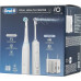Brush Oral-B Oral-B Oral Health Center + iO Series 4 White set elektrického zubního kartáčku a ústní sprchy, bílá