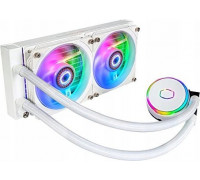 Cooler Master Cooler Master MasterLiquid PL240 Flux White Edition Obudowa komputera Zestaw do chłodzenia płynami 12 cm Biały