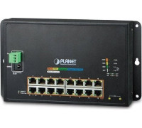 Switch Planet PLANET WGS-4215-16P2S    L2 Gigabit Ethernet (10/100/1000) Support PoE Black