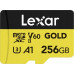 SD  Lexar Gold MicroSDXC 256 GB Class 10 UHS-II/U3 A1 V60 (LMSGOLD256G-BNNNG)