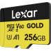 SD  Lexar Gold MicroSDXC 256 GB Class 10 UHS-II/U3 A1 V60 (LMSGOLD256G-BNNNG)