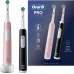 Oral-B Pro Series 1 Cross Action  2-pack Black + Pink Black/Pink